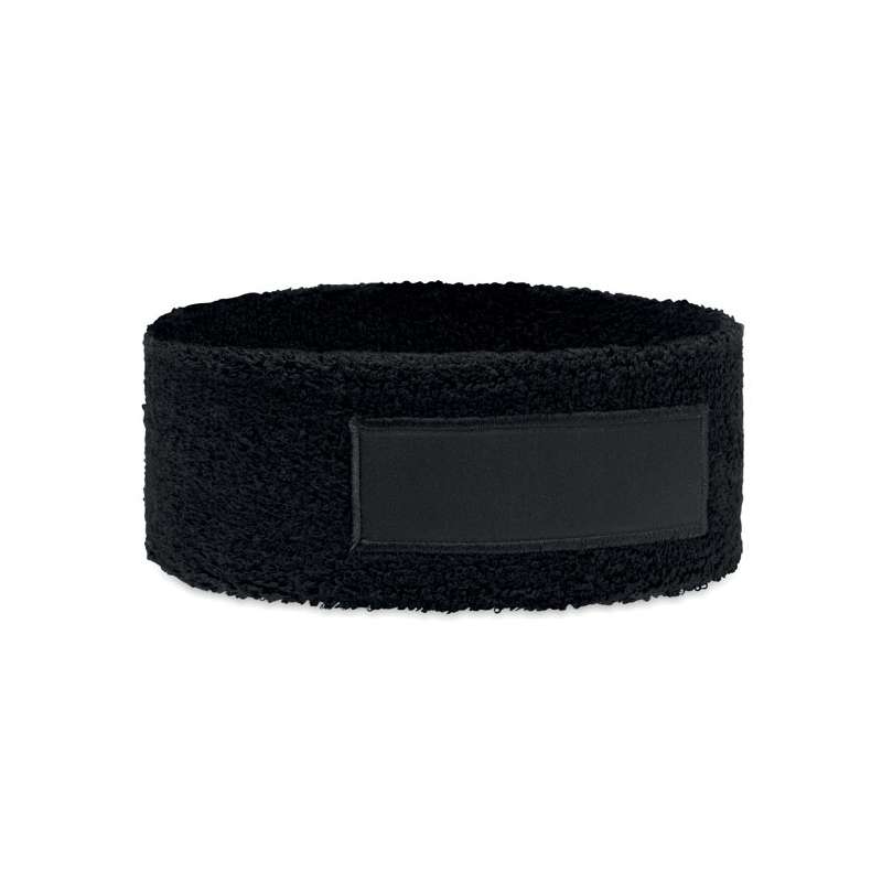 Cotton-Blend Headband with Print Patch - Sports headband at wholesale prices