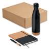 3-Piece Gift Set with Bottle, Notebook, Pen - Thermal bottle at wholesale prices