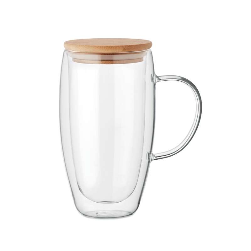 EXISTING NAME - Mug en verre double paroi 450ml - Mug haut Tumbler à prix de gros