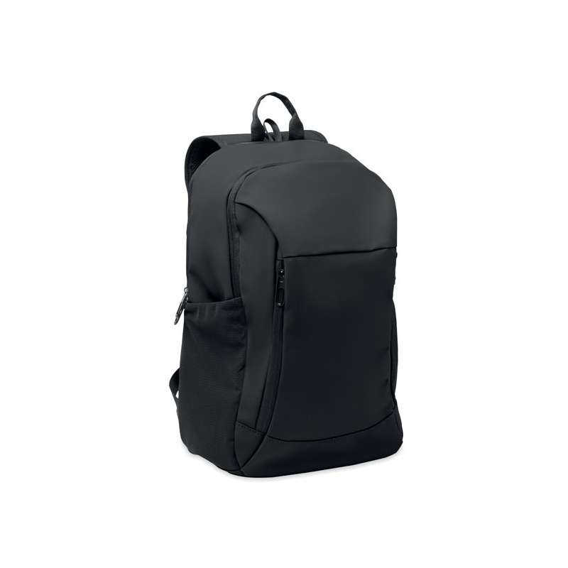 Mochila para Portátil 15'' em PU Preto - Mochila a preço grossista