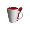 Keramiktasse 30 cl mit Löffel, 36 Stück - Tasse zu Großhandelspreisen