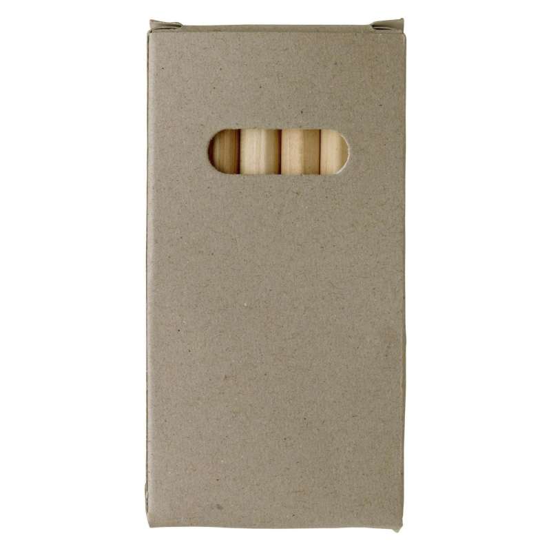 Set de 6 crayons de couleur à prix grossiste - Accessoire développement durable à prix de gros