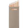 Set van 12 grote kleurpotloden - Houten product tegen groothandelsprijzen Set van 12 grote kleurpotloden - Houten product tegen groothandelsprijzen