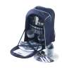 4-Person Polyester Picnic Backpack with Cooler - Picnic accessory at wholesale prices