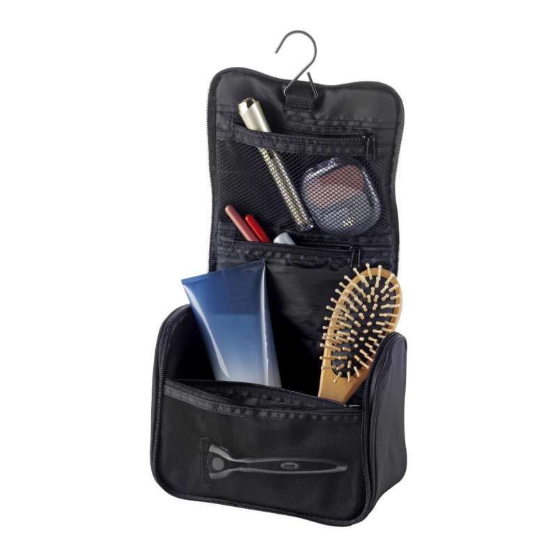 Trousse da toilette in poliestere 600D - Trousse da toilette a prezzi all'ingrosso