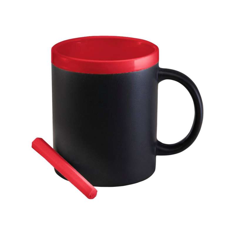 Taza de cerámica 30 cl con superficie ardoisada a precios de mayorista - Taza a precios de mayorista