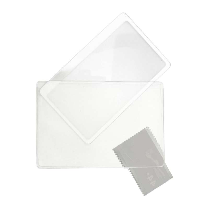 Zachte PVC vergrootglas in vinyl etui - Loep tegen groothandelsprijzen