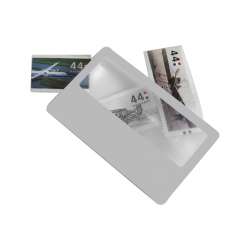 Kreditkartenformat PVC Lupe