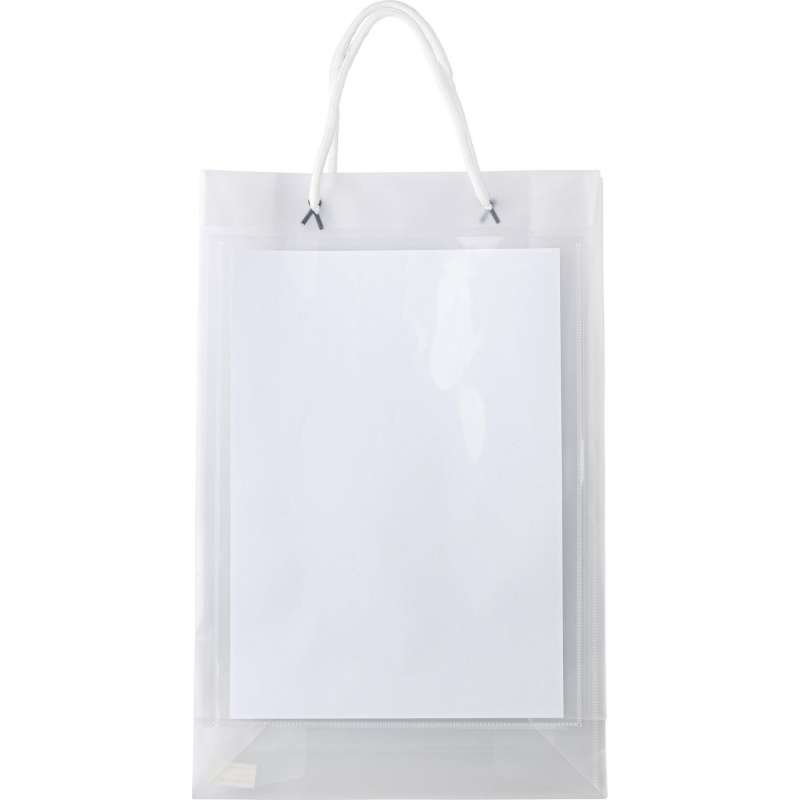 Bolsa de PP A4 con bolsillo insertable - Bolsa a precios de mayorista