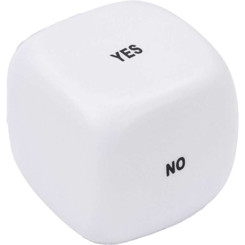 Anti-Stress Würfel aus PU in Schwarz zu Großhandelspreisen - Antistress aus Schaumstoff zu Großhandelspreisen