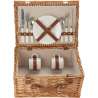 Wicker Picnic Basket for Two with Utensils - Picnic accessory at wholesale prices