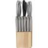 Set da 11 coltelli in acciaio inox con supporto - Coltello da cucina a prezzi all'ingrosso