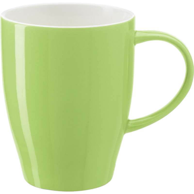 Taza bicolor de porcelana 350 ml - Taza a precios de mayorista