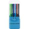 Set van 12 waterverfmarkers in plastique doos - Vilt tegen groothandelsprijzen Set van 12 waterverfmarkers in plastique doos - Vilt tegen groothandelsprijzen
