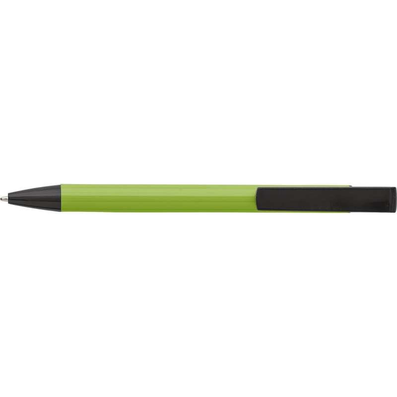 Aluminium balpen met telefoonhouder 14 cm - Balpen tegen groothandelsprijzen