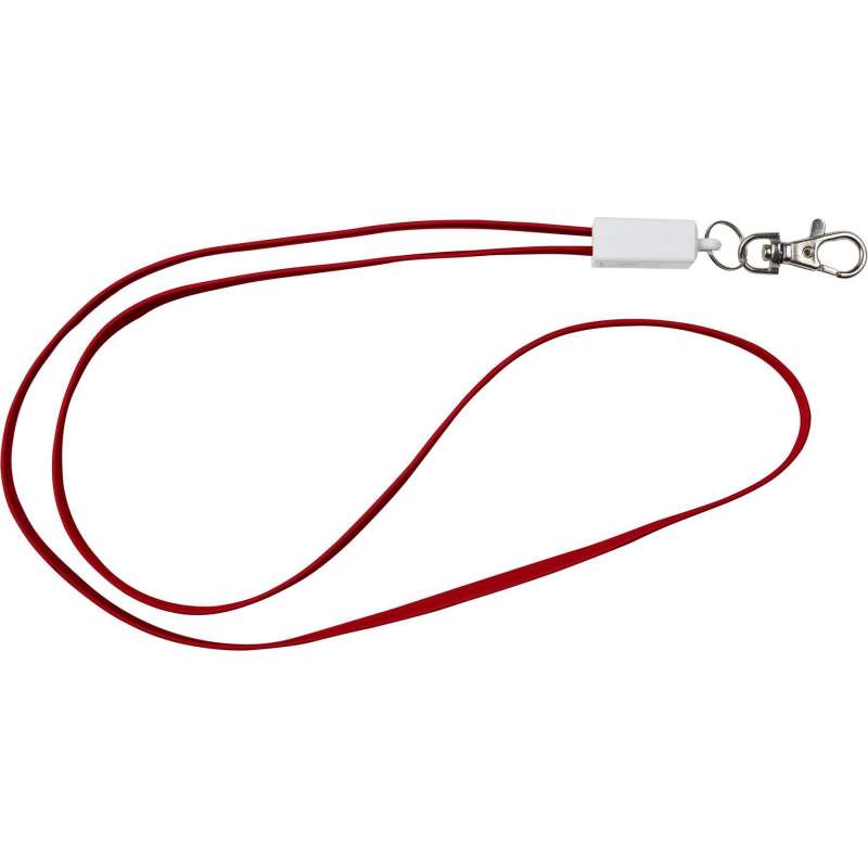 Lanyard met USB-aansluiting, 90 cm lang - Dagelijks accessoire tegen groothandelsprijzen