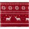 Gestreepte polyester plaid 180 g/m2 met handvat - Deken tegen groothandelsprijzen Gestreepte polyester plaid 180 g/m2 met handvat - Deken tegen groothandelsprijzen