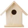 Wooden Birdhouse with Paint Set and Brush - Drawing and coloring supplies at wholesale prices