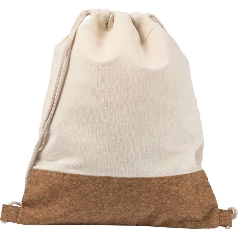 Mochila de Algodão 250 g/m² com Cortiça a preço grossista - Mochila a preço grossista