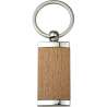 Porte-chaves em madeira e metal 10 cm - Chaveiros a preço grossista