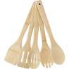 Set di 5 spatole in bambù 30 cm - Utensile da cucina a prezzi all'ingrosso