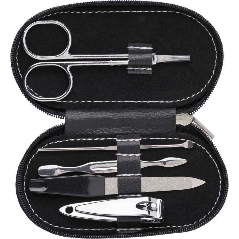 5-delig Manicure Set in PVC Etui - Schoonheidaccessoire tegen groothandelsprijzen