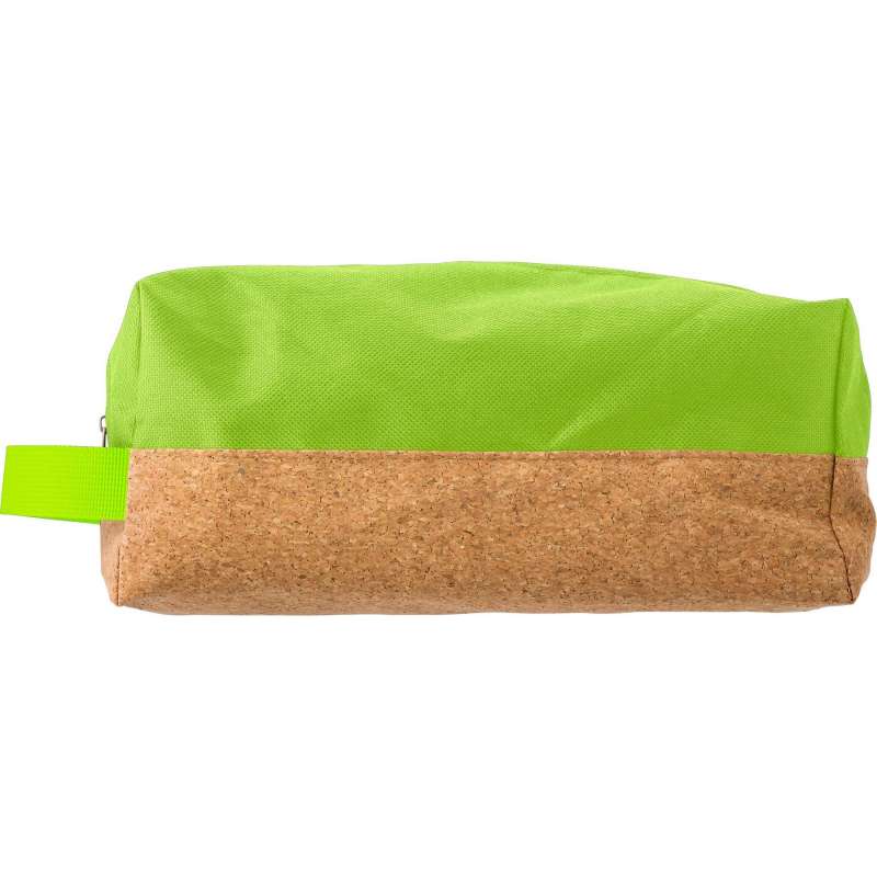 Trousse da toilette in poliestere 600D e sughero - Trousse da toilette a prezzi all'ingrosso