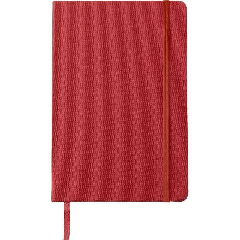 Quaderno A5 in rPET con elastico - Accessorio riciclabile a prezzi all'ingrosso