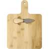 Juego de queso en bambú con cuchillo - Cuchillo para queso a precios de mayorista