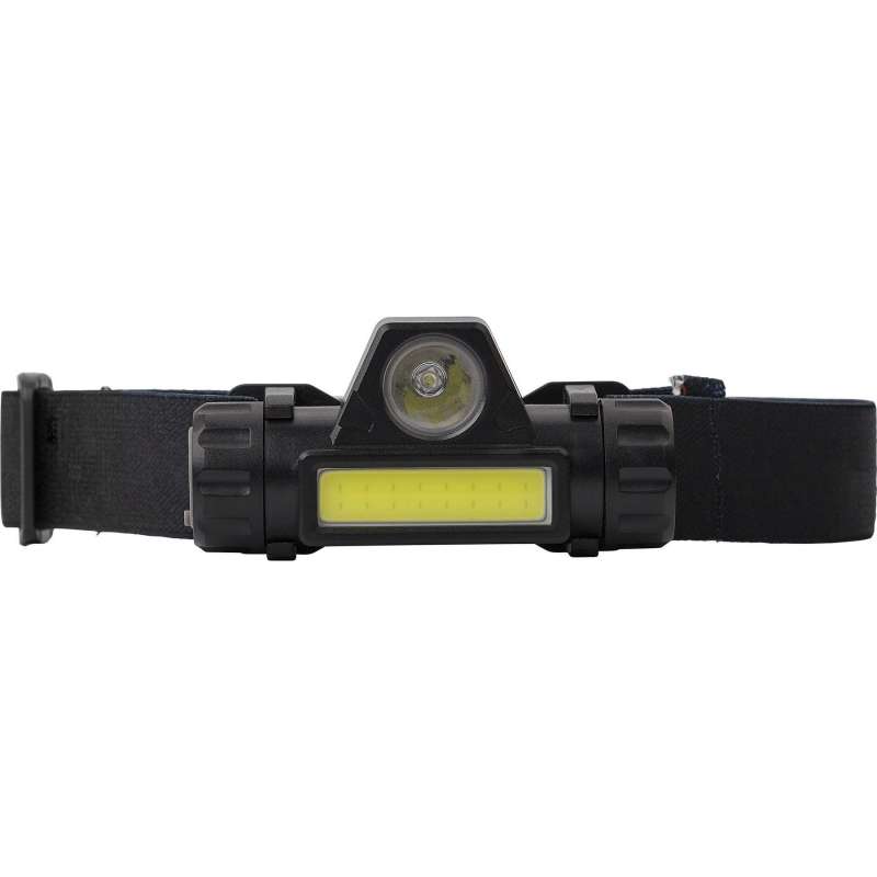 Lanterna frontal recarregável em ABS com LED - Lâmpada LED a preço grossista