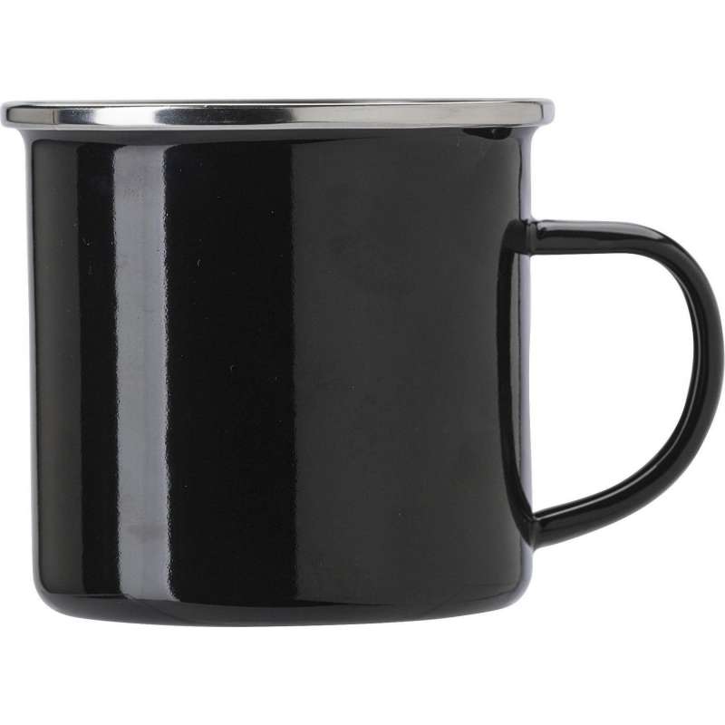Taza esmaltada de acero inoxidable 350 ml a precios de mayorista - Taza a precios de mayorista