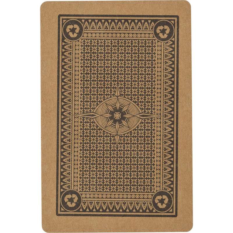Jeu de cartes de 54 cartes en carton recyclé à prix de gros - Jeu de voyage à prix grossiste