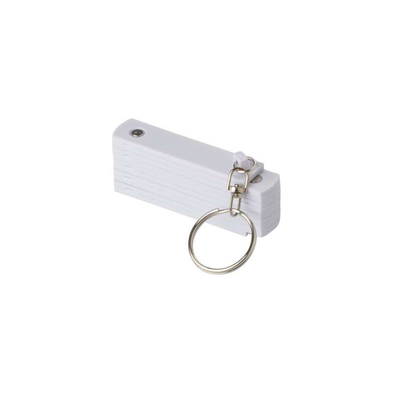 Porte-clés mètre-pliant en plastique de 50cm Holly - Mètre à mesurer à prix grossiste