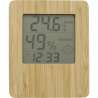 Bamboe en matière ABS weerstation met thermometer - Houten product tegen groothandelsprijzen Bamboe en matière ABS weerstation met thermometer - Houten product tegen groothandelsprijzen