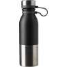 Garrafa térmica inox 600 ml com silicone - Garrafa isotérmica a preço grossista