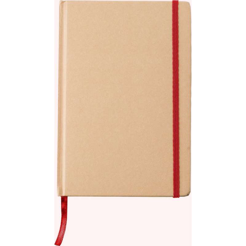 Carnet A5 en carton recyclé Gianni - Accessoire recyclable à prix de gros