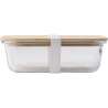 Glazen lunchbox 900 ml met bamboe deksel - Bento tegen groothandelsprijzen Glazen lunchbox 900 ml met bamboe deksel - Bento tegen groothandelsprijzen