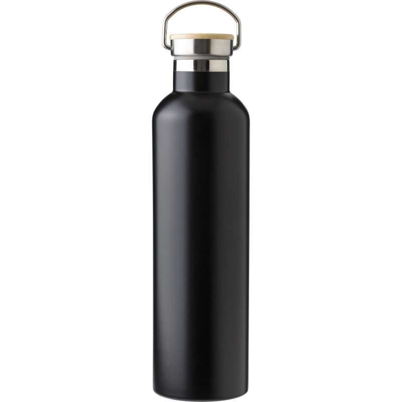 Bouteille double paroi en acier inox 1 litre - Bouteille à prix grossiste
