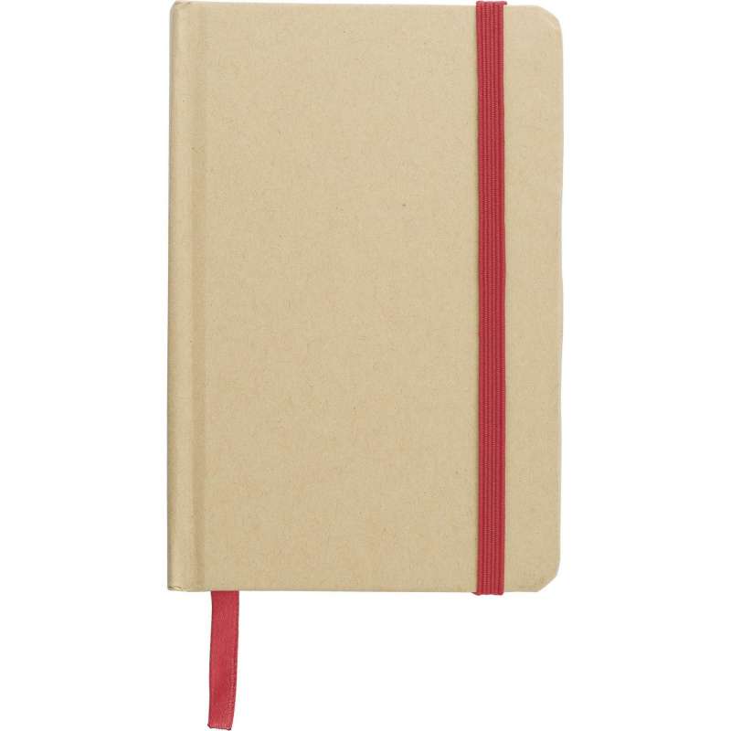 Caderno A6 reciclado com 80 folhas a preço grossista - Acessório reciclável a preço grossista