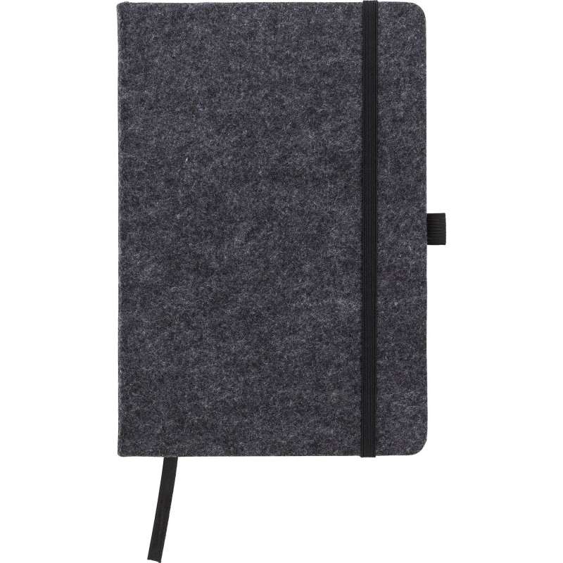 Cuaderno A5 en fieltro rPET con 80 hojas - Accesorio reciclable a precios de mayorista