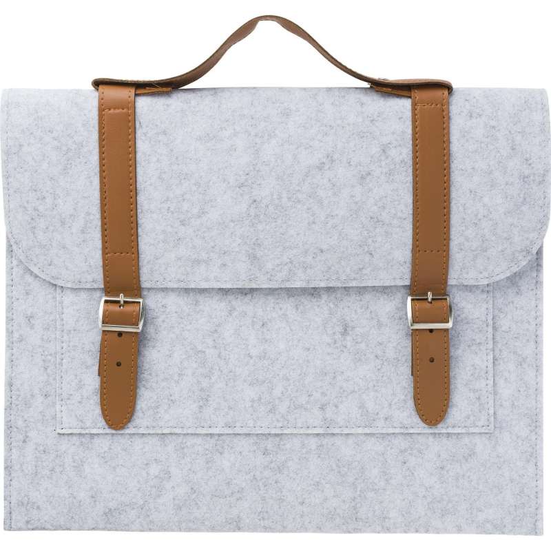 Sacoche en feutre rPET Amelia - Accessoire recyclable à prix de gros