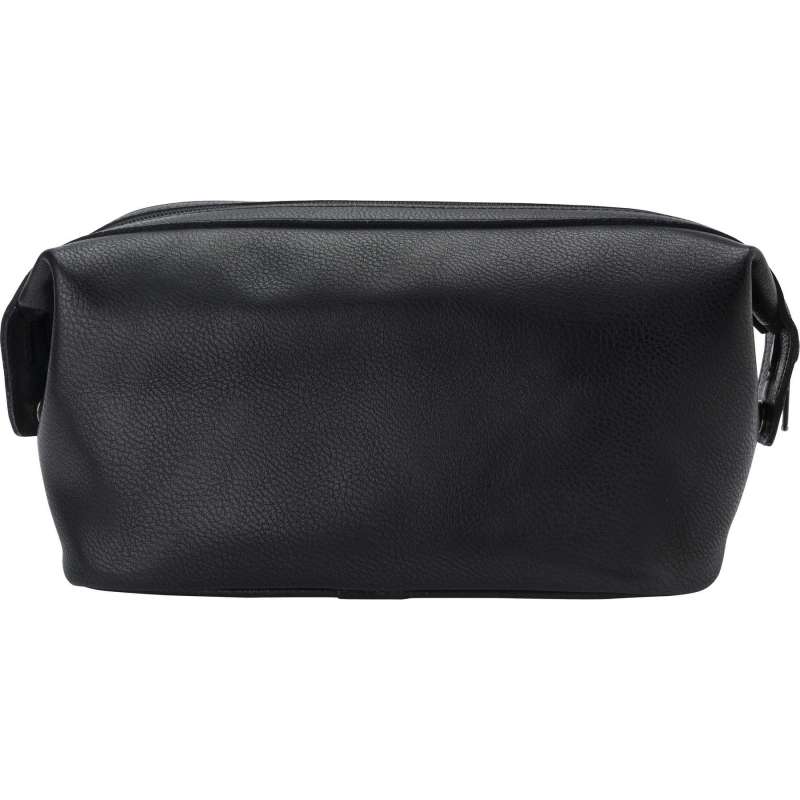 Large Leather Zip Toiletry Bag - Toiletry bag at wholesale prices