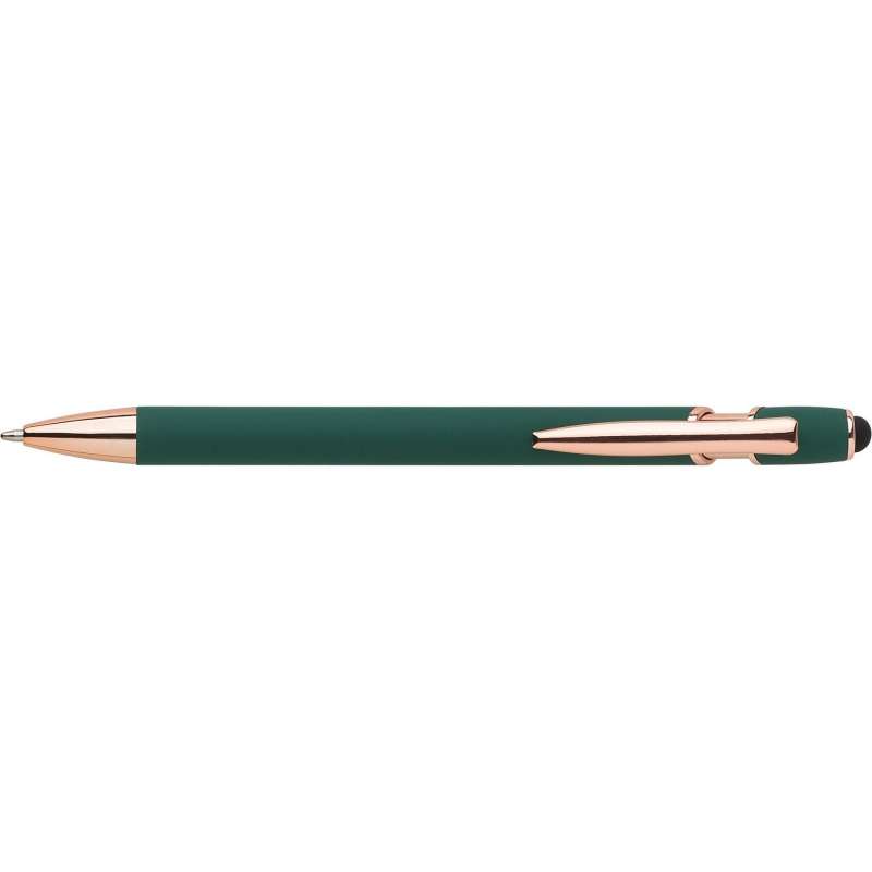 Aluminium-Kugelschreiber mit Kupferakzenten zu Großhandelspreisen - Touchscreen-Stift zu Großhandelspreisen