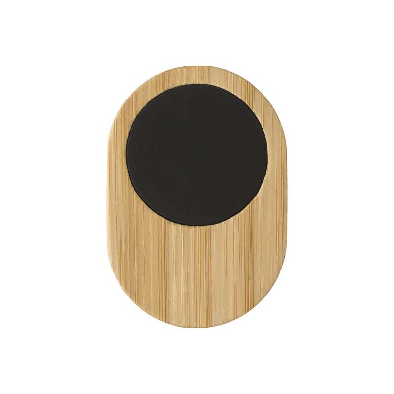 Soporte magnético para teléfono en bambú  - Soporte telefónico a precios de mayorista