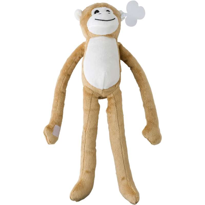 Peluche scimmia in poliestere con velcro - Peluche a prezzi all'ingrosso