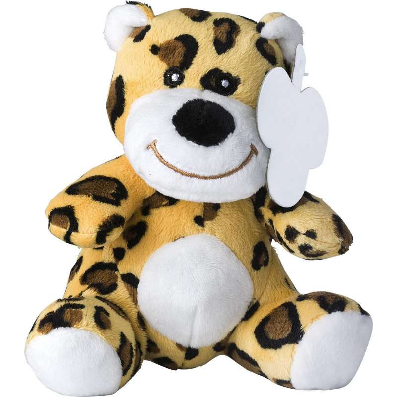 Peluche 'Léopard' en polyester Lauren - Peluche à prix grossiste