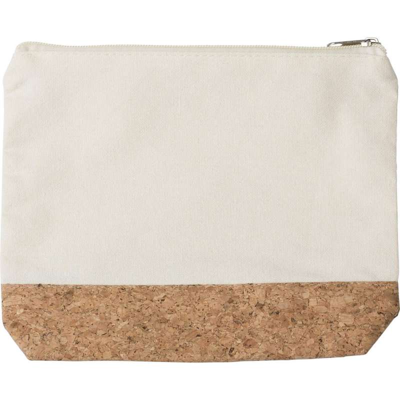 Trousse da toilette in cotone e sughero 220g a prezzi all'ingrosso - Trousse da toilette a prezzi all'ingrosso