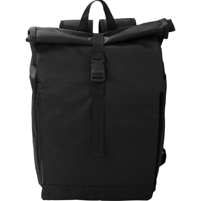 Sac à dos roll-top en polyester rPET 21 l. - Accessoire recyclable à prix de gros