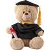 Grote polyester teddybeer met diploma - Knuffel tegen groothandelsprijzen