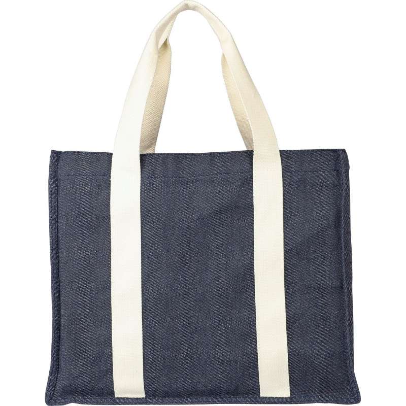 Bolsa de compra de denim 280 g/m2  - Bolsa de compras a precios de mayorista